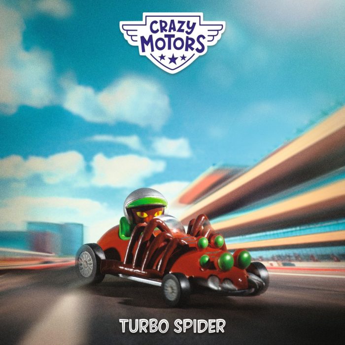 Masina de curse Turbo Spider, Colectia Crazy Motors, Djeco - imaginea 3