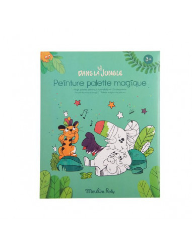 Planse preilustrate pentru pictura In jungla, Moulin Roty - imaginea 1 Planse preilustrate pentru pictura In jungla, Moulin Roty - imaginea 1