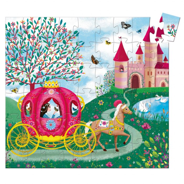 Puzzle Caleasca Elisei, Djeco - imaginea 3