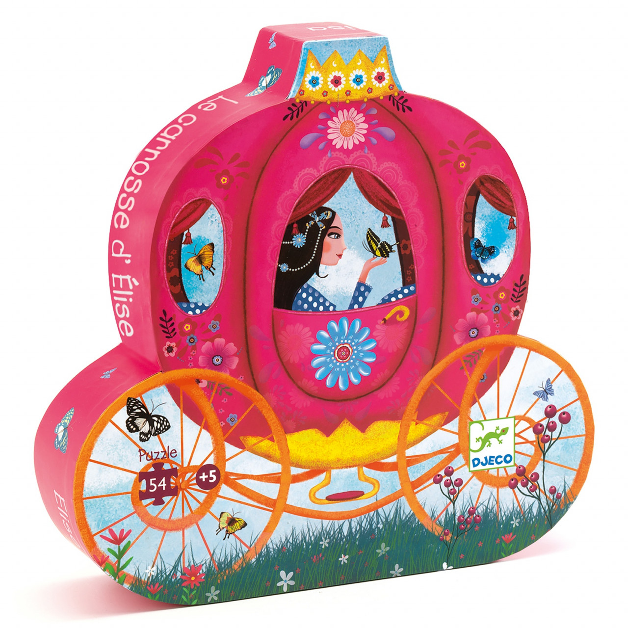 Puzzle Caleasca Elisei, Djeco - imaginea 1 Puzzle Caleasca Elisei, Djeco - imaginea 1