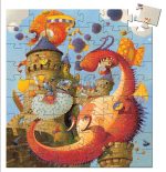 Puzzle Cavalerul si dragonul, Djeco - imaginea 2