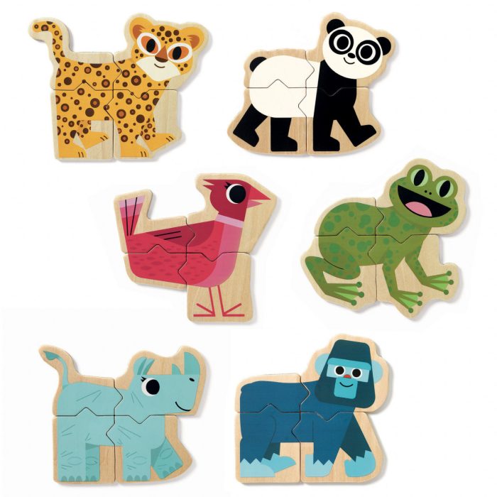 Puzzle cu magneti Mixanimo, Djeco - imaginea 3
