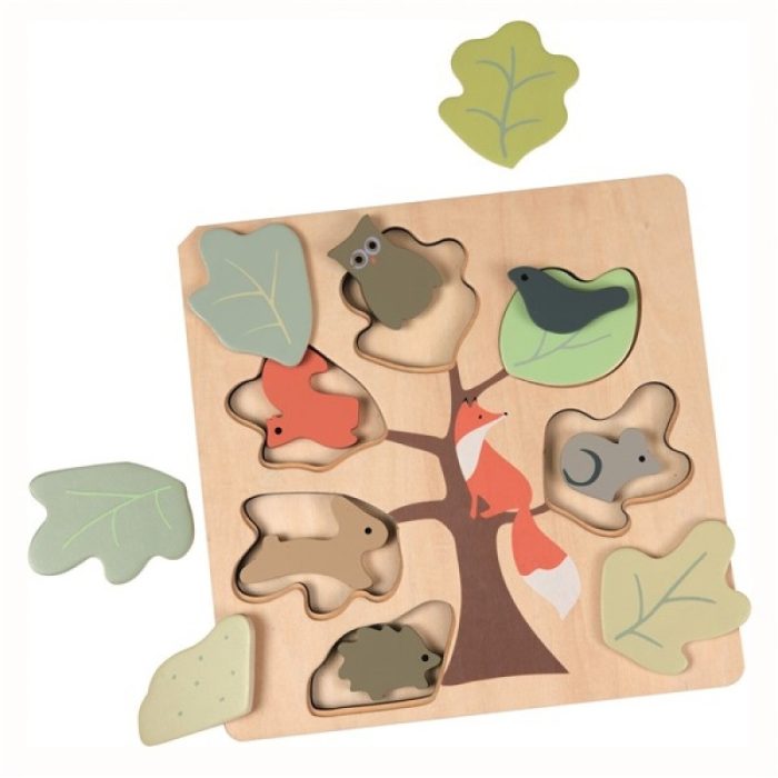 Puzzle din lemn vulpita, Egmont Toys - imaginea 3