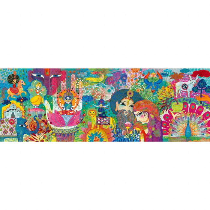 Puzzle galerie Magic India, Djeco - imaginea 4