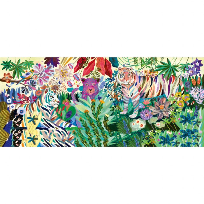 Puzzle galerie Tigrii curcubeu, Djeco - imaginea 4