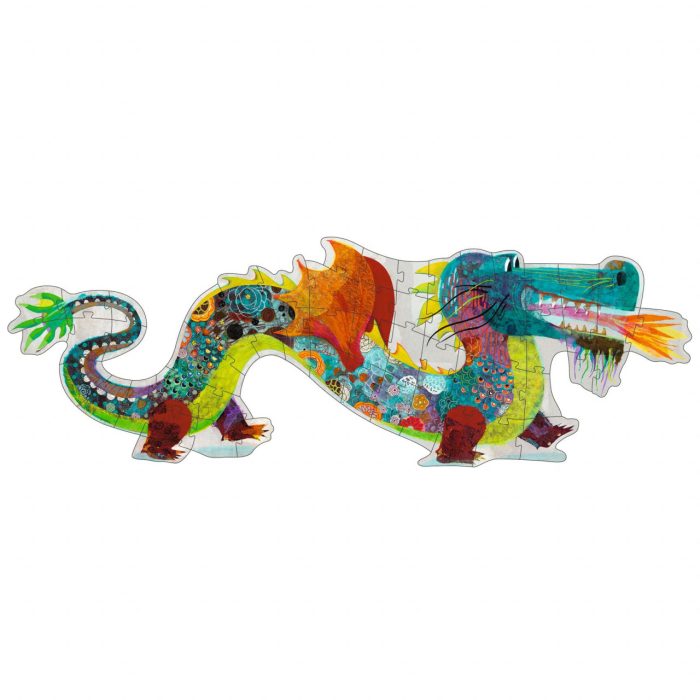 Puzzle gigant Leon dragonul, Djeco - imaginea 3