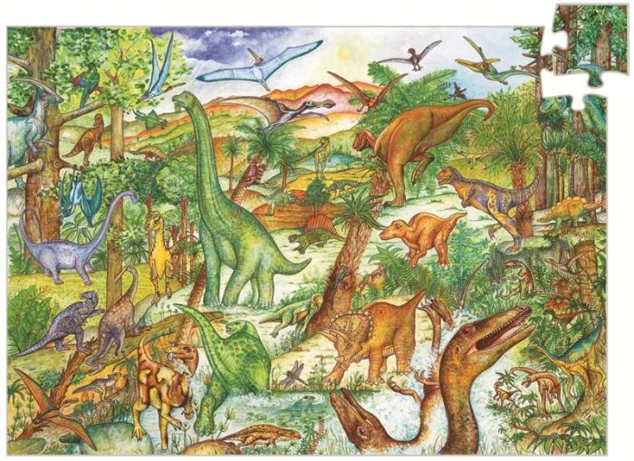 Puzzle observatie Dinozauri, Djeco - imaginea 2