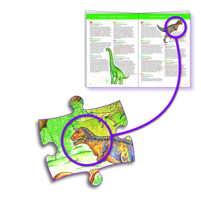 Puzzle observatie Dinozauri, Djeco - imaginea 3
