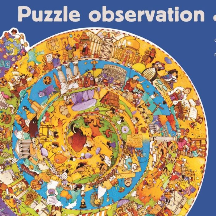 Puzzle observatie Evolutie, Djeco - imaginea 2