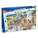 Puzzle observatie Fortareata, Djeco - imaginea 1 Puzzle observatie Fortareata, Djeco - imaginea 1