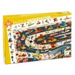 Puzzle observatie Raliul masinilor, Djeco - imaginea 1 Puzzle observatie Raliul masinilor, Djeco - imaginea 1