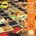 Puzzle Pop to play Orasul, Djeco - imaginea 2