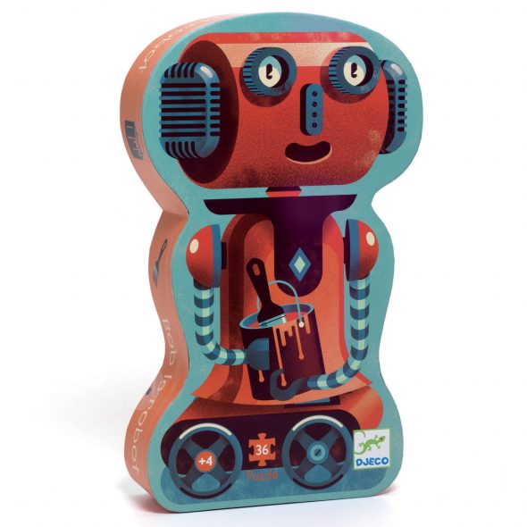 Puzzle Robotul Bob, Djeco - imaginea 1