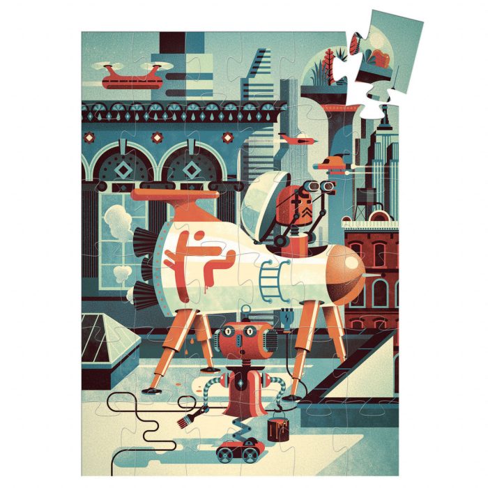Puzzle Robotul Bob, Djeco - imaginea 2