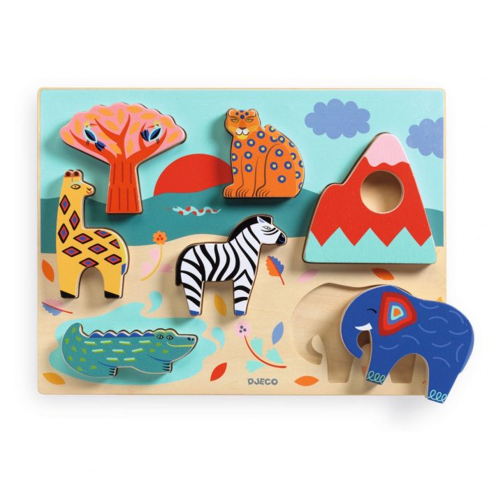 Puzzle Savana, Djeco - imaginea 4