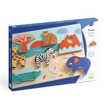 Puzzle Savana, Djeco - imaginea 1