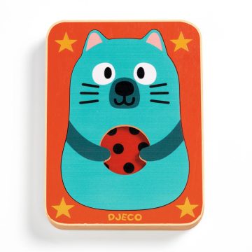 Puzzle straturi Max & co, Djeco - imaginea 1