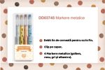 Set 4 markere metalice, Djeco - imaginea 2 Set 4 markere metalice, Djeco - imaginea 2