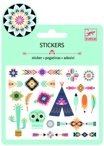 Set abtibilduri Western, Djeco - imaginea 1