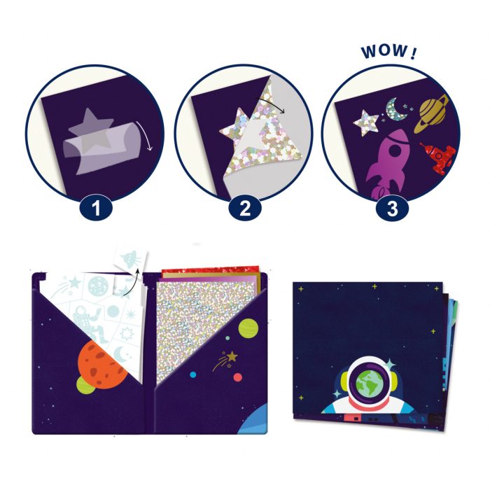 Set creativ transfer Cosmos, Djeco - imaginea 4