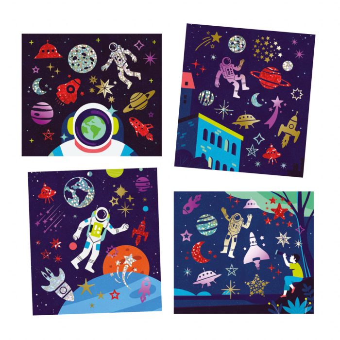Set creativ transfer Cosmos, Djeco - imaginea 5
