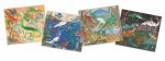 Set creativ transfer Dinozauri, Djeco - imaginea 4 Set creativ transfer Dinozauri, Djeco - imaginea 4