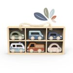 Set de 6 masinute din lemn, Speedy Monkey - imaginea 1