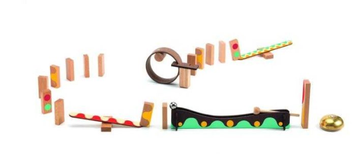 Set de constructie trasee Zig & Go Dring 25 piese, Djeco - imaginea 5