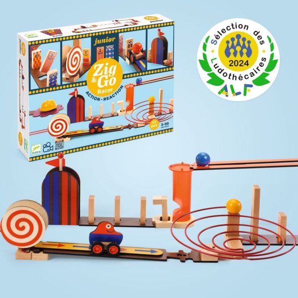 Set de constructie trasee Zig & Go Junior, Djeco - imaginea 1