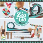 Set de constructie trasee Zig & Go Roll 28 piese, Djeco - imaginea 2