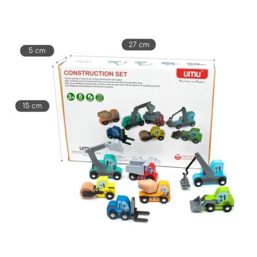 Set de vehicule pentru constructii, UMU Toys - imaginea 1