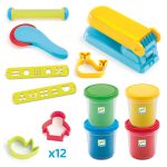 Set modelaj cu plastilina Culori de baza, Djeco - imaginea 3