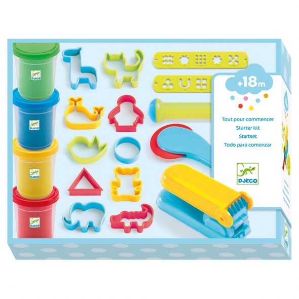 Set modelaj cu plastilina Culori de baza, Djeco - imaginea 1