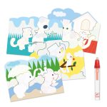 Set pictura cu apa Joaca in natura, Djeco - imaginea 3 Set pictura cu apa Joaca in natura, Djeco - imaginea 3