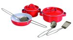 Set vase metalice rosii, Egmont Toys - imaginea 2