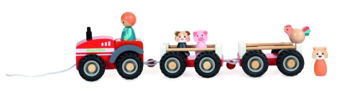 Tractor cu remorca si figurine, Egmont Toys - imaginea 2