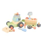 Tractor din lemn de asamblat, Orange Tree Toys - imaginea 2 Tractor din lemn de asamblat, Orange Tree Toys - imaginea 2