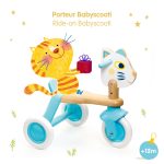 Tricicleta lemn fara pedale, Djeco - imaginea 3