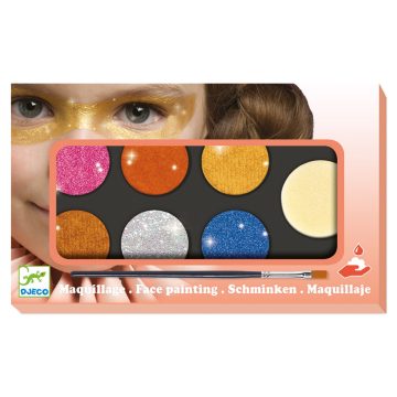 Trusa make-up culori metalice non alergice, Djeco - imaginea 1