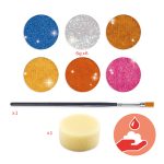 Trusa make-up culori metalice non alergice, Djeco - imaginea 3