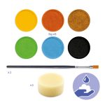 Trusa make-up culori natur non alergice, Djeco - imaginea 4 Trusa make-up culori natur non alergice, Djeco - imaginea 4