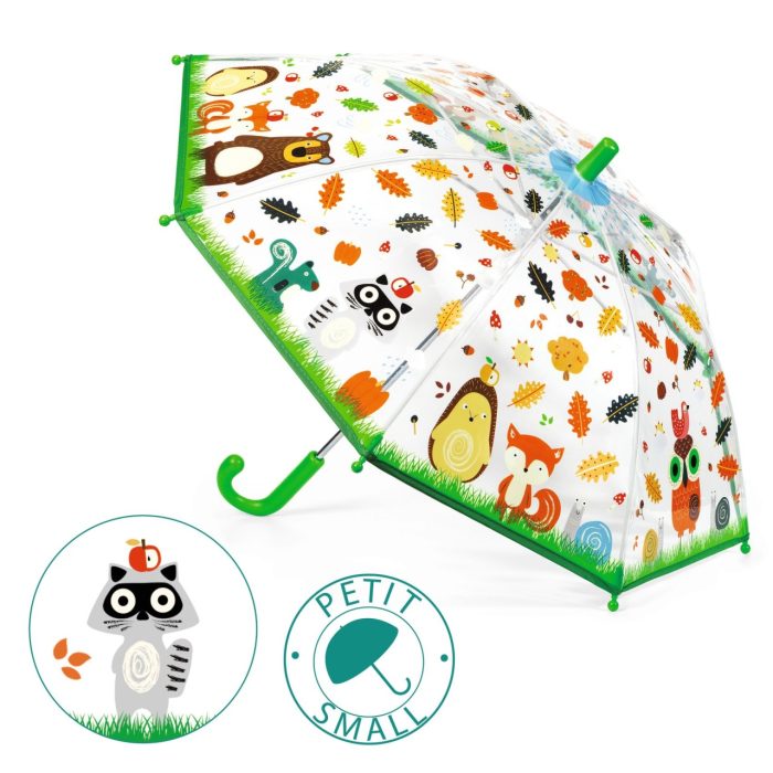 Umbrela pentru copii Animalute din padure, Djeco - imaginea 2