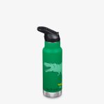 Pahar termic cu capac rabatabil și pai Klean Kanteen 769 ml, Turqoise - imaginea 1