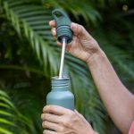 Termos din otel pentru copii Klean Kanteen Insulated Kid Classic Narrow 355 ml cu capac sport flip Launch Plan - imagine 6