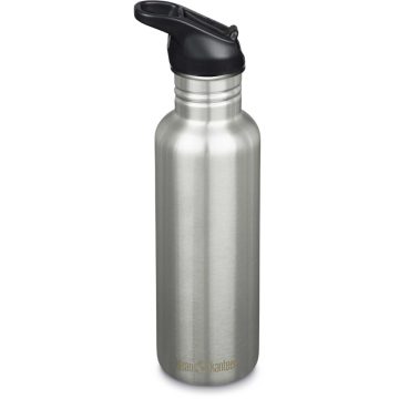 Sticla de apa Classic Narrow 800ml + Flip Seal Sport Brushed Stainless - imaginea 1