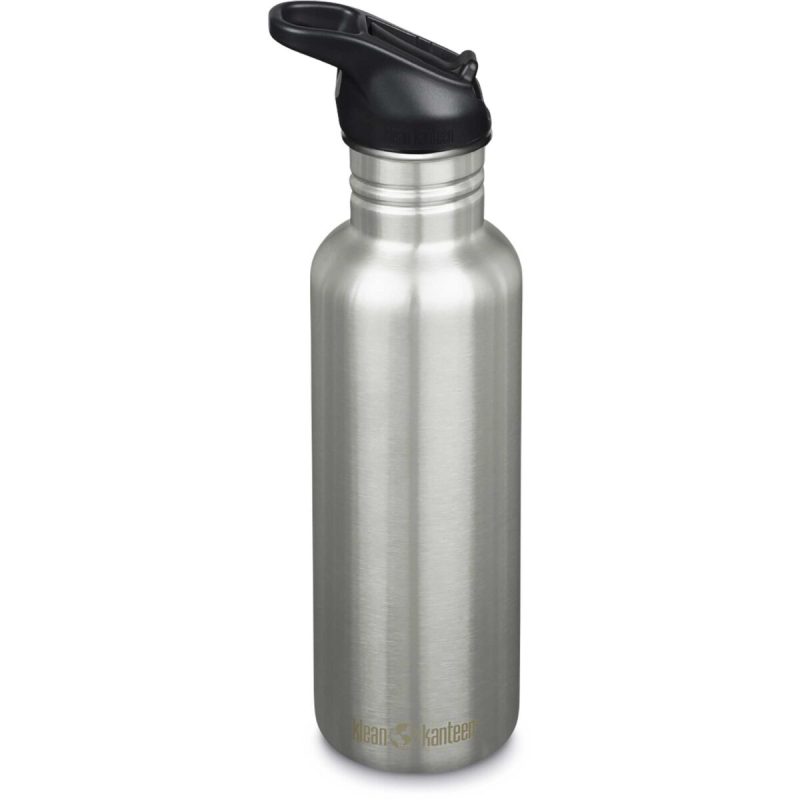 Sticla de apa Classic Narrow 800ml + Flip Seal Sport Brushed Stainless - imaginea 1