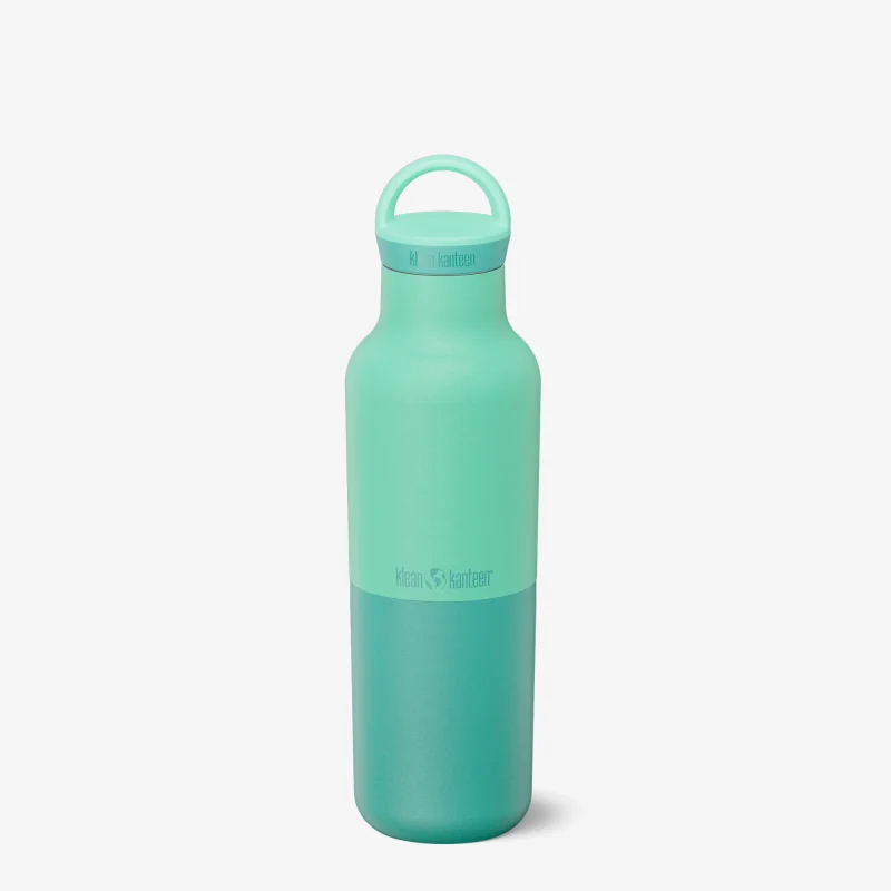 Sticla termica Rise Classic Insulated + Arch Loop 592ml Klean Kanteen,Cabbage - imaginea 1