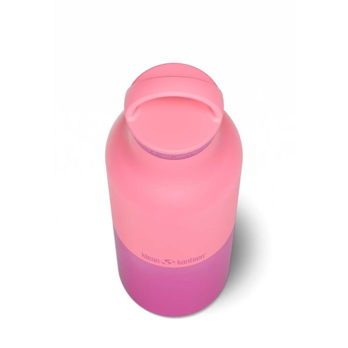 Sticla termica Rise Classic Insulated + Arch Loop 592ml Klean Kanteen, Pink Lemonade - imaginea 2