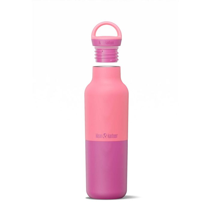 Sticla termica Rise Classic Insulated + Arch Loop 592ml Klean Kanteen, Pink Lemonade - imaginea 5