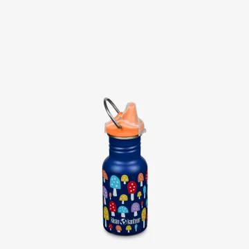 Sticla de apa Klean Kanteen Classic Sippy 355 ml- Mushrooms - imaginea 1